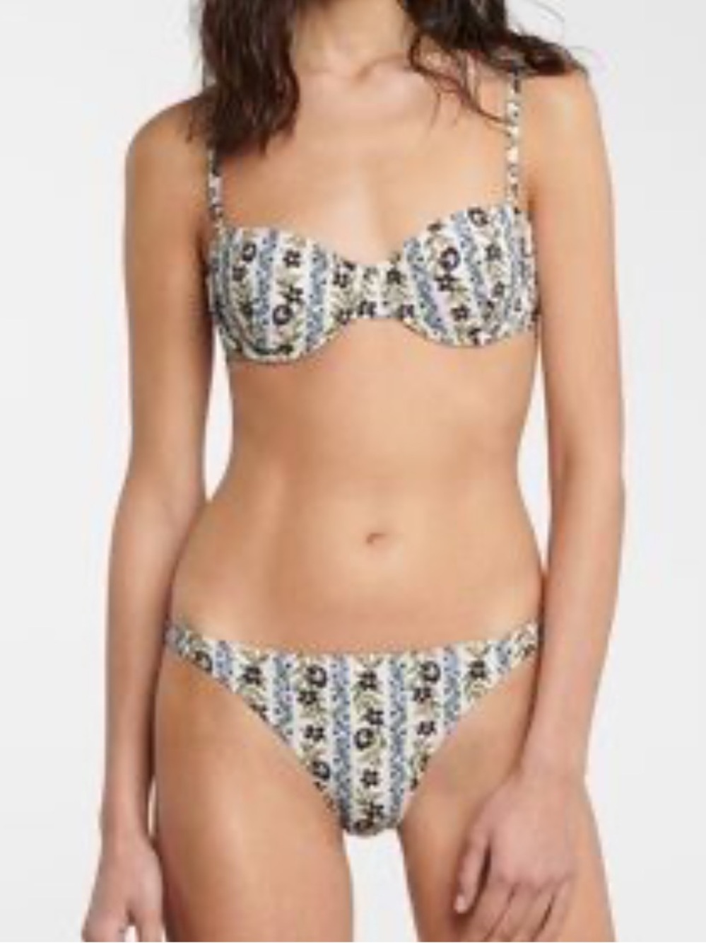 Women’s NWT Tory Burch Climbing Vines Underwire Bikini Top/ Hipster Bottom